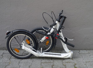 Snel Kickbike Clix opvouwen