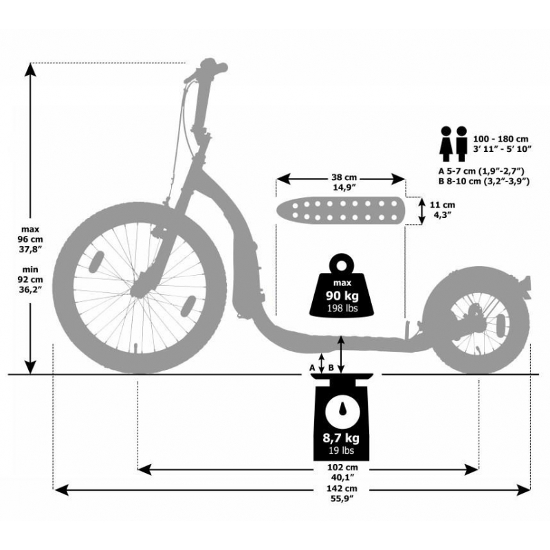 Kickbike Freeride G4: dé sportstep voor kids. - Afbeelding 4